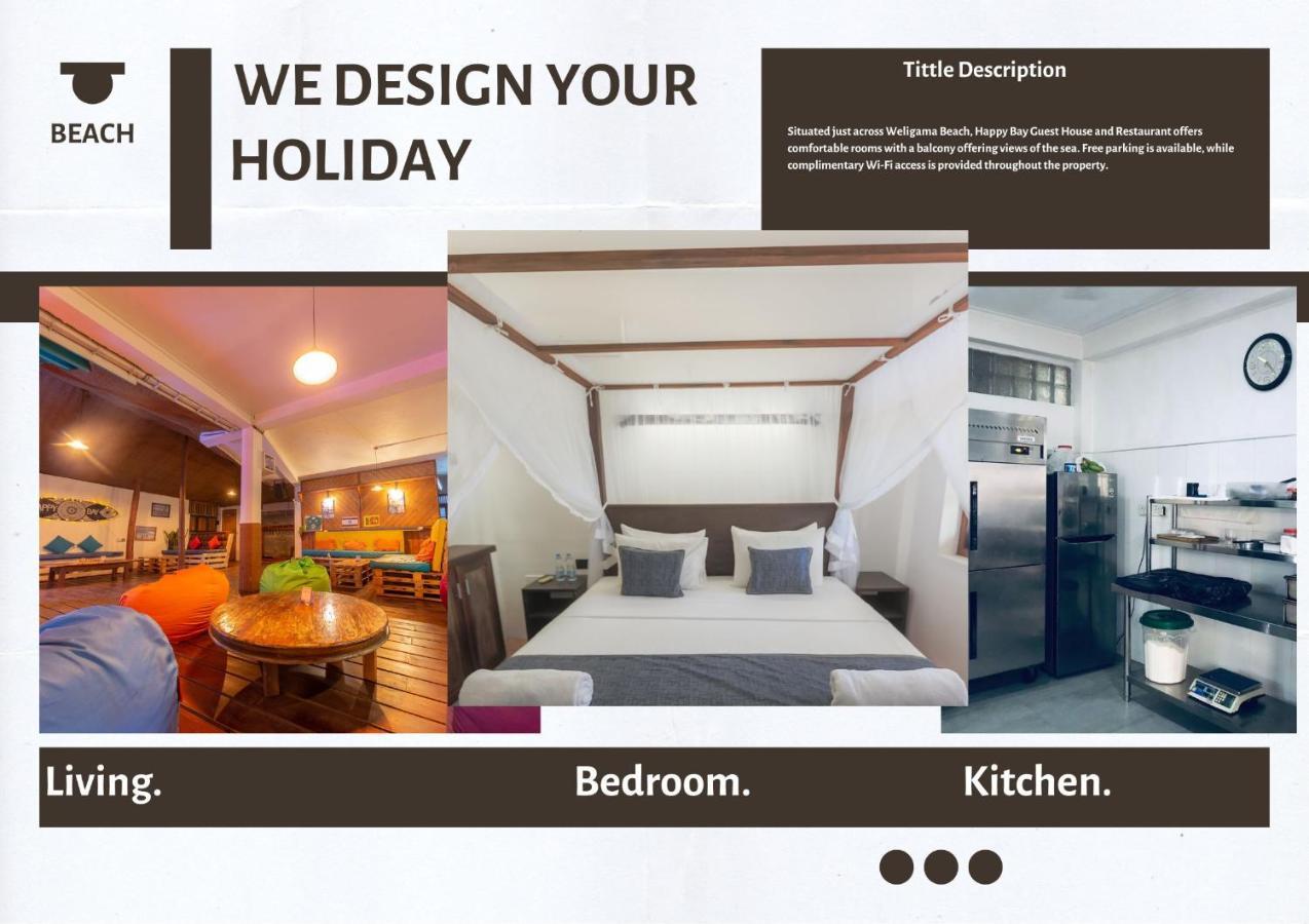 Happy Bay Hotell Weligama Eksteriør bilde